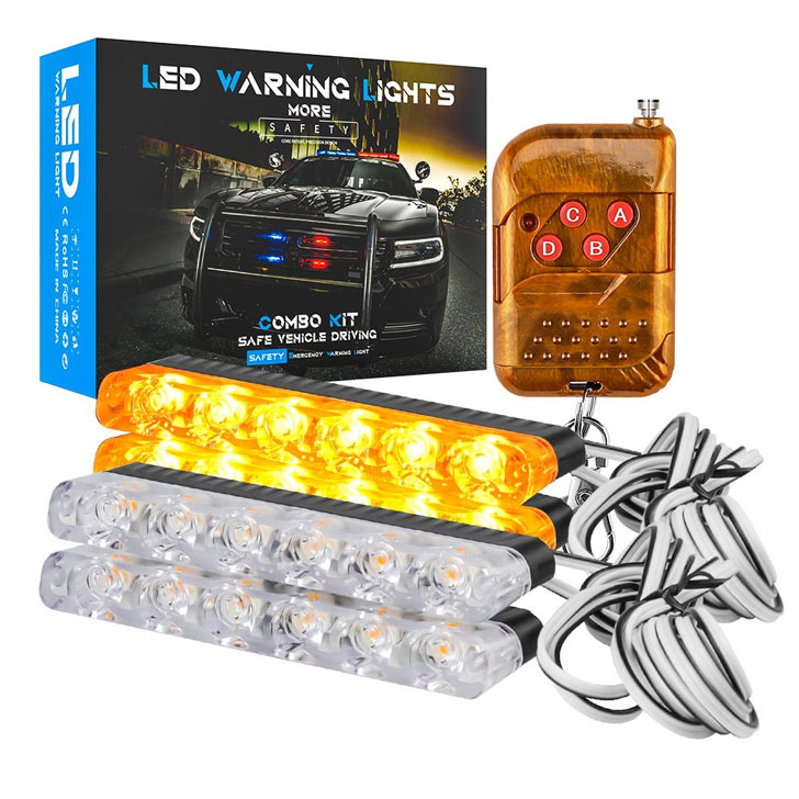 6LED 4in1 Grille flash Light[Manual]